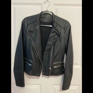 Zara faux leather jacket in size Medium